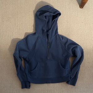 Lululemon half zip navy scuba size XS/S